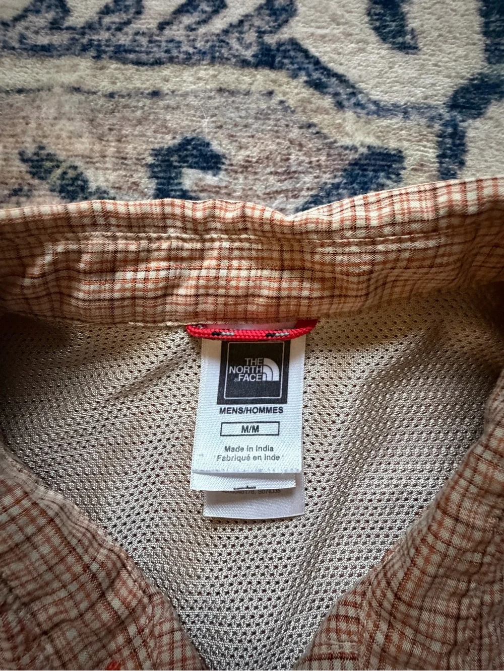 The North Face Men's Short-Sleeve Plaid Button-Down — Tan/Brown